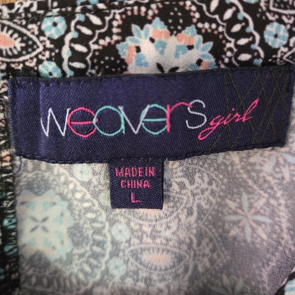 Floral Patterned Dress Size L. - Picture 2 of 4